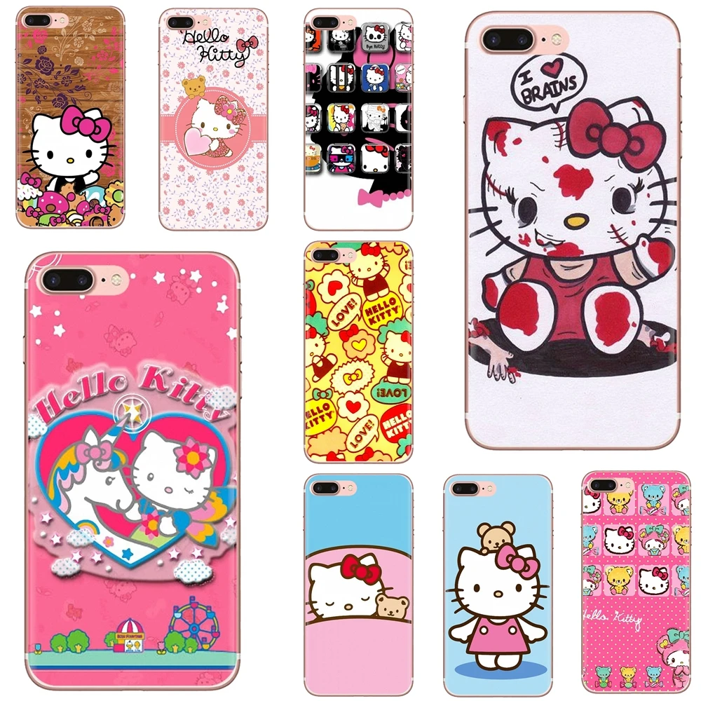 For LG G5 G6 G7 Q6 Q7 Q8 Q9 V10 V20 V30 X Power 2 3 Spirit G2 G3 G4 Mini Phone Case Cartoon Cute Pink hello Kitty Art Pattern |