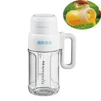 1000ml Electric Juicer Multifunctional Wireless Juicer Cup Blender Portable Drinking Cup Milkshake Blender Juicer Home 1500mAh 1