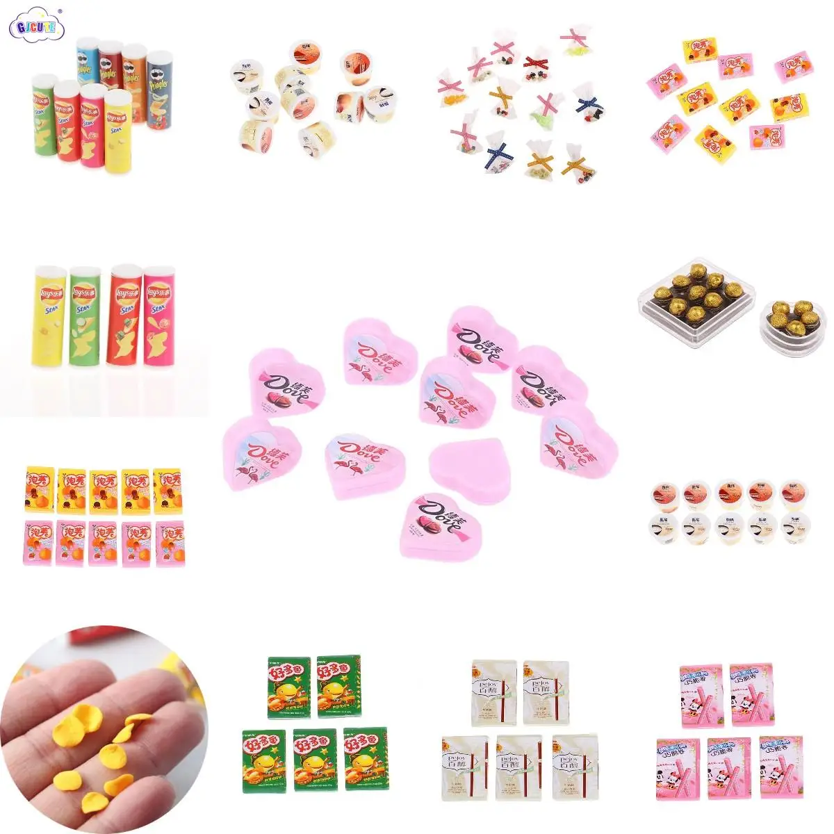 

1/4/5 шт./компл. миниатюрная еда для напитков в кукольном домике, печенье, картофельные чипсы, шоколад, лапша быстрого приготовления, детские игрушки