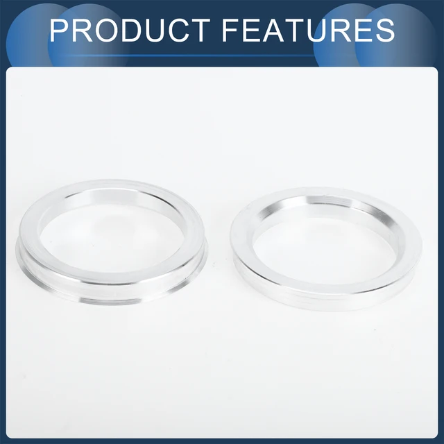 UXCELL 4pcs OD 70.1/72.6/72.1/73.1mm to ID 57.1/60.1/64.1