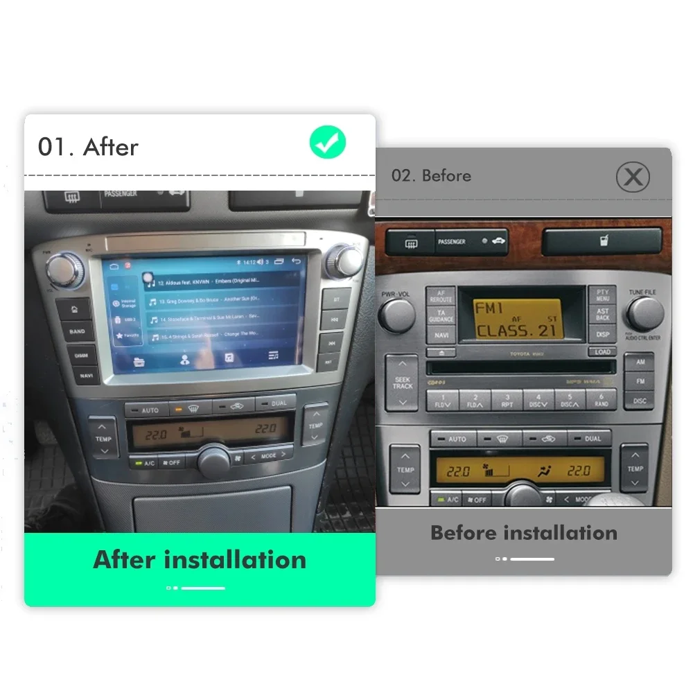 に適合する アベンシス T25 2003-2008 9インチ カーラジオフェイシアフレームアダプター ステレオダッシュボードキット ラジオフェイシアフレーム  カーラジオフェイシアパネル ステレオフレームプレートアダプター ダッシュ取り付けベゼルトリム に適合する ラジオ ... ラジオフェイシアフレーム に適合する アベンシス T25 2 II 2002-2008 カーラジオフェイシアパネル ステレオフレーム