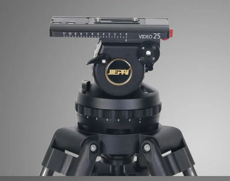 JP-V25L PRO JP-V25T PRO Tripod Heavy Carbon Fiber Video Camera Tripod with150mm