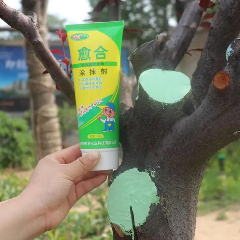 250g Tree Wound Sealer Easy Use Pruning Compound Sealer With Brush Multi Use Tree Wound Bonsai Cut Paste For Woodworking Supply sealant paste