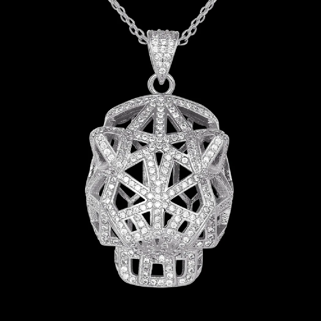 

Trendy Classic leopard animal pendant jewelry Dubai Gold chain cubic zircon men's hip hop couple necklace couple jewelry