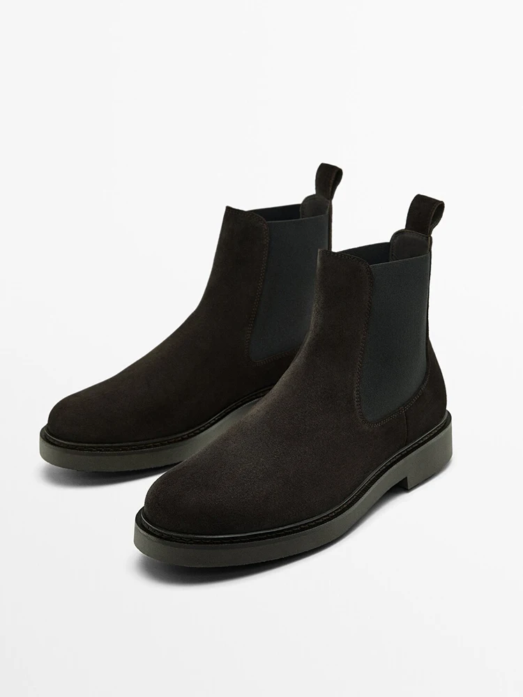 British Casual High-Top Leather Shoes