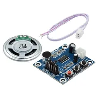 ISD1820 recording module voice module the board telediphon with Microphones + Loudspeaker for 3