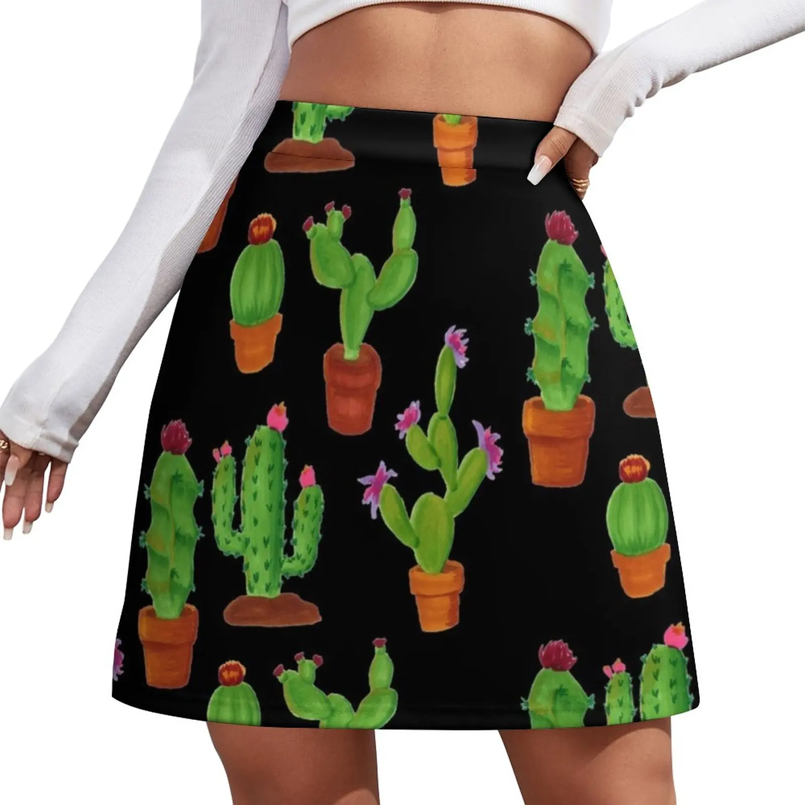 

Cactus Sticker Pack - Barrel, Prickly Pear, Saguaro Cactus, Flower, Succulent, Cacti Mini Skirt Woman short skirt cosplay