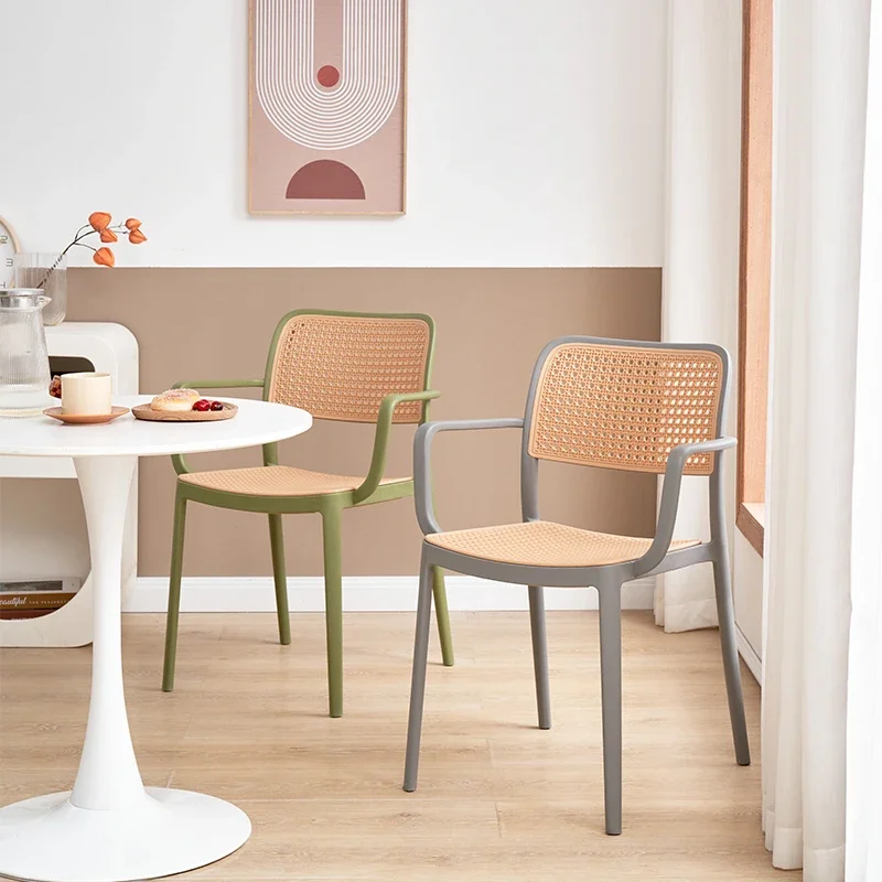 Garden Chairs Rattan Chair Furniture Round Folding Event Home Bar Modular White Balcony Long Low Individual Armchairs Wooden