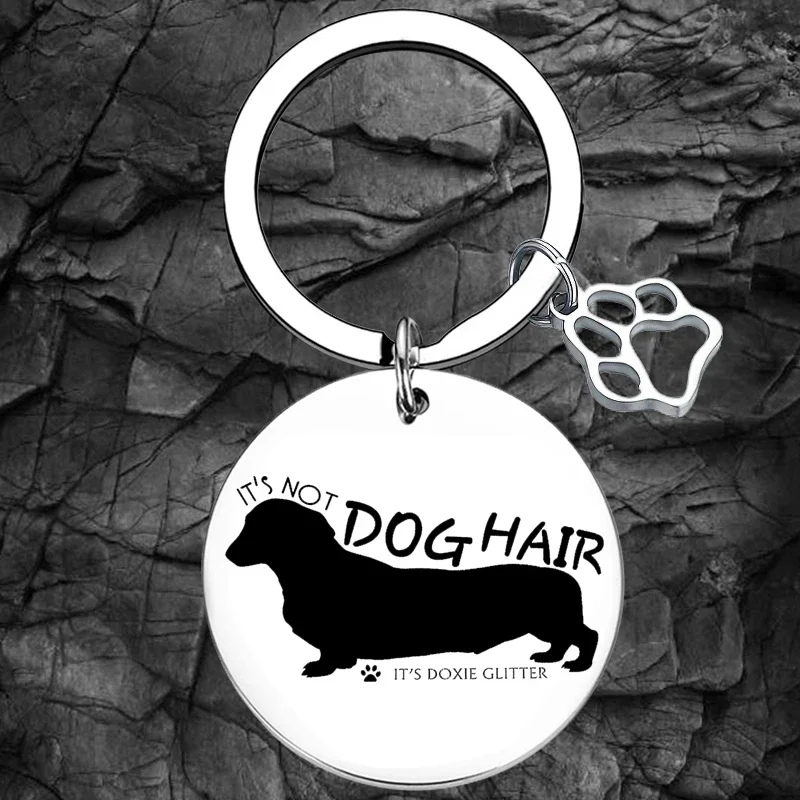 

Funny Dachshund Dog Keychain Dog Lover Gifts Key Rings animal Dachshund Lover Gifts