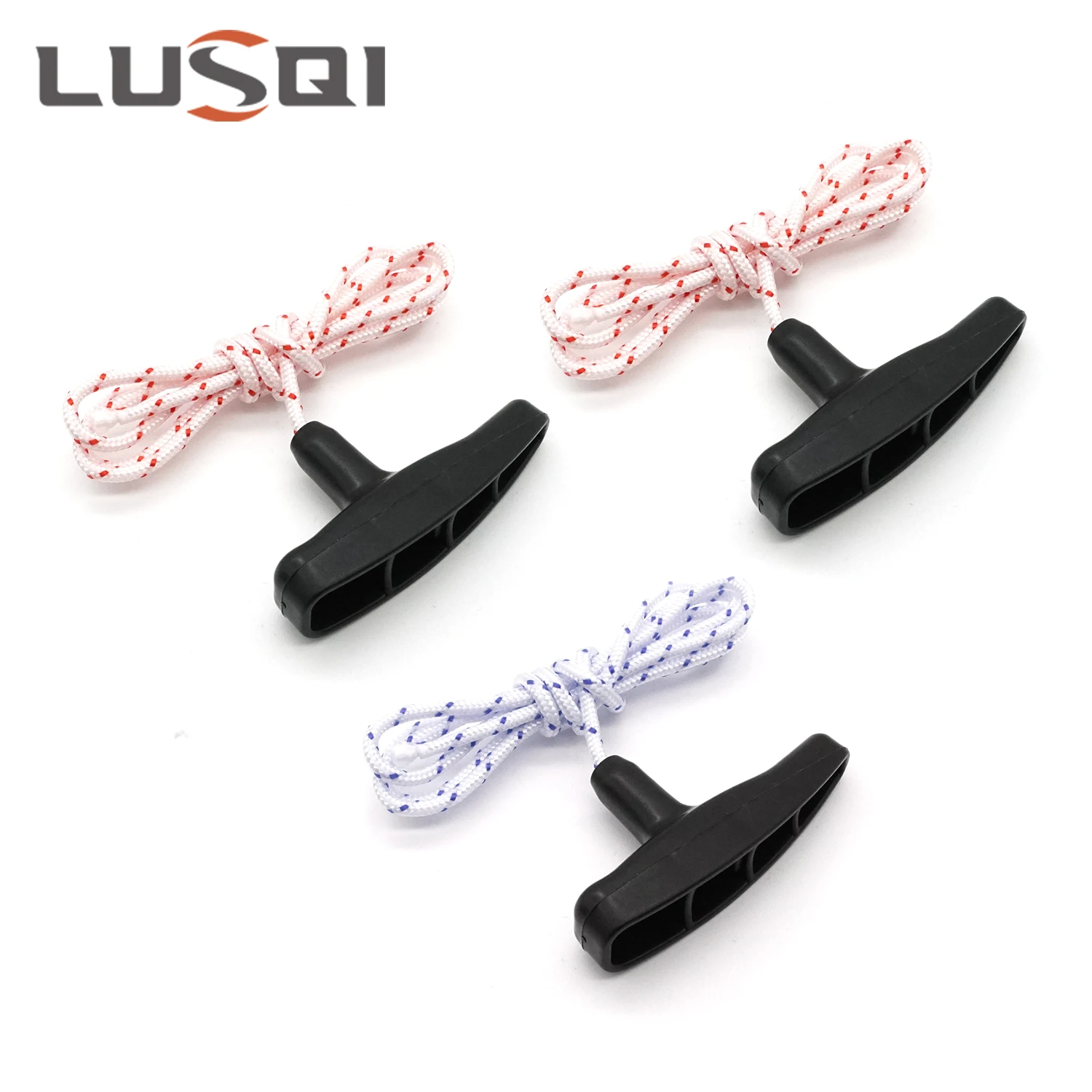 LUSQI 1/2/3 Pcs Replace Starter Pull Cord On Lawnmower Recoil Starter Handle Universal For Brushcutter Water Pump Engine Starter