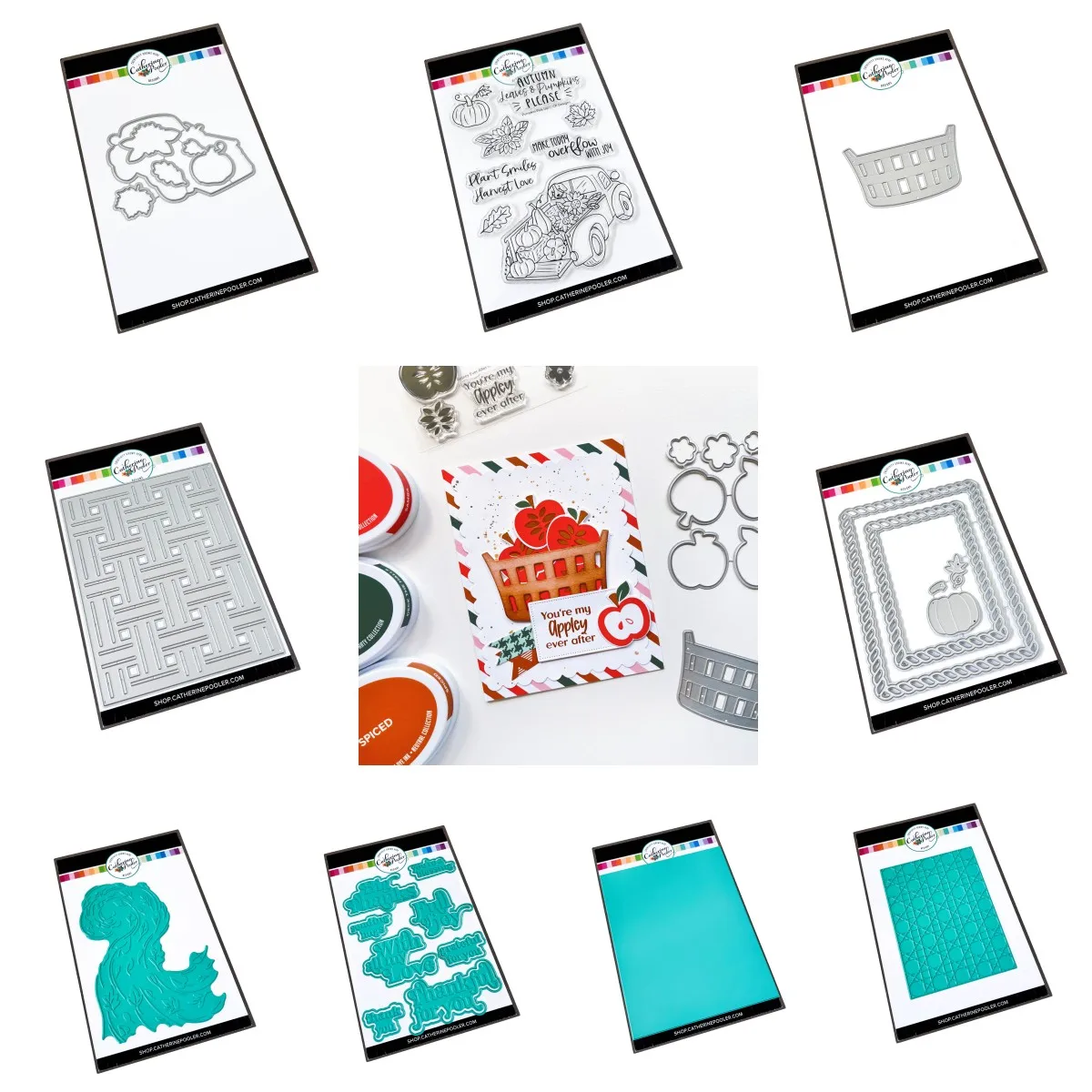 

Autumn Leaves Pumpkin Backboard Metal Cutting Dies Clear Stamps Hot Foil Scrapbook Embossed Card Diy Craft Template Decoration