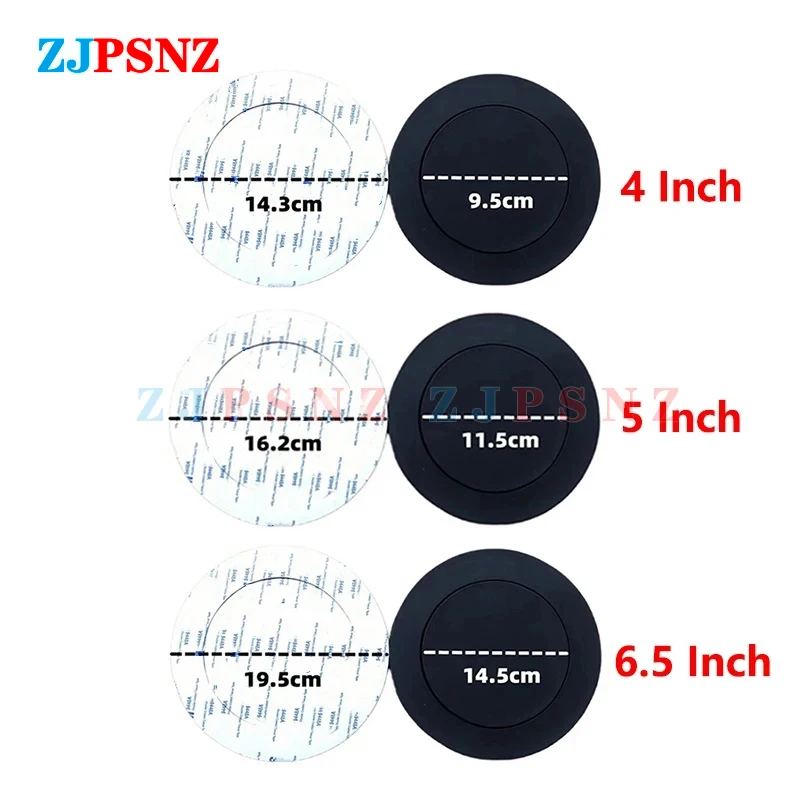 Car Speaker Ring 4/5/6.5 Inch Bass Door Trim Sound Insulation Cotton Audio Speaker Sound Self Adhesive Insulation Ring Universal