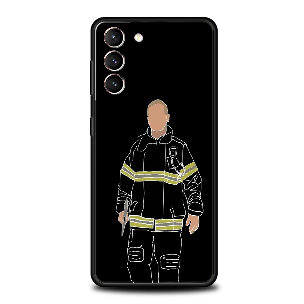 Fireman Firefighter Soft TPU Phone Case Cover