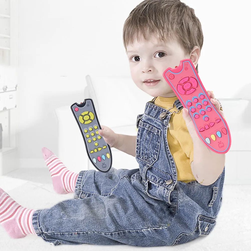 시뮬레이션  리모컨 창의적인 원격 인지 학습 부드러운 조명 음향 효과 조기 교육용 인터랙티브 부모용