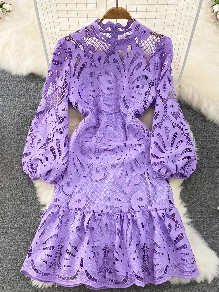 ● I AM MARI ● Luble Puff Lace Dress Puff Sleeve Maxi Dress | I Am Fashion Dress | Lane 201