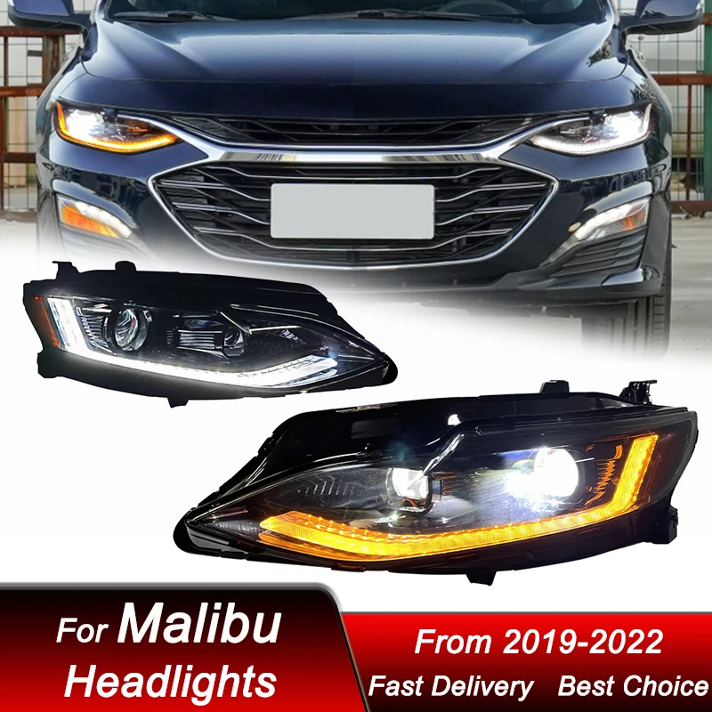 

Car Headlights For Chevrolet Malibu XL 2019-2022 new style full LED Auto Headlamp Assembly Projector Lens Accessories Kit