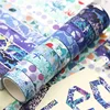 10 pcs/set Blue Ocean Gilding Washi Tape Set Scrapbooking Diy Journal Stationery Masking Tapes Deco Art Supplies Gift Sticker 3
