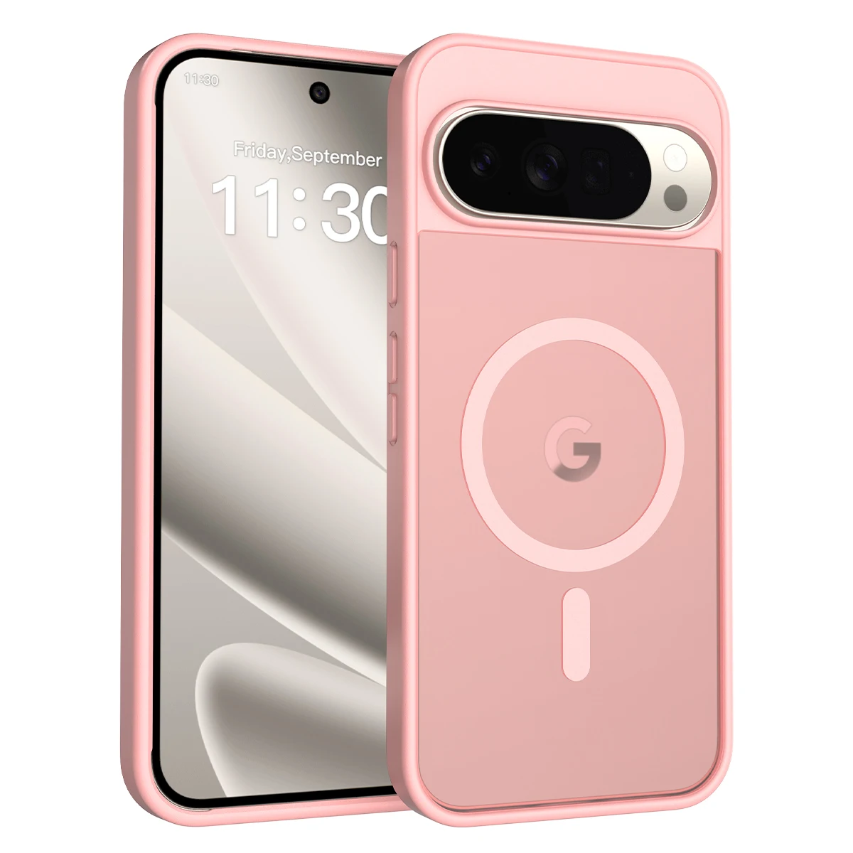 Magnetic Frosted Skin-Friendly Acrylic Shockproof Case with MagSafe Compatibility