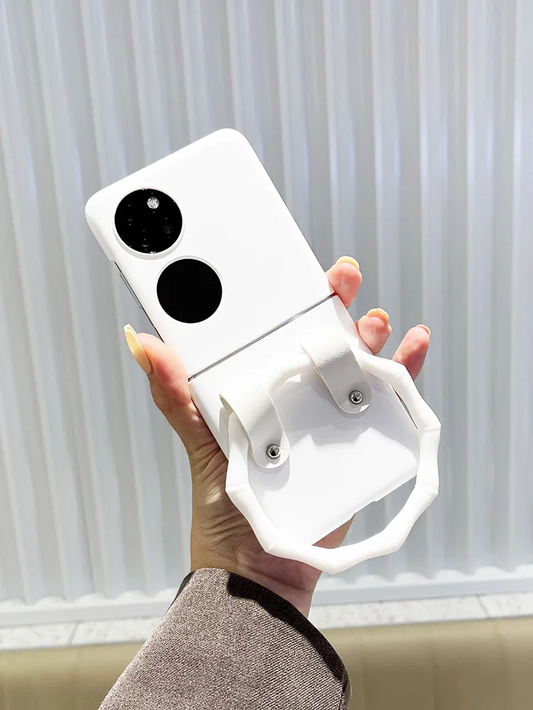 

Карманный чехол для Huawei P50, креативный портативный чехол с ромбовидным кольцом и ручкой с высоким силиконовым покрытием для P50, карманные чехлы для Huawei
