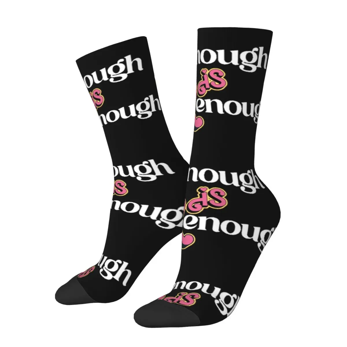 

Female Kenough Is Kenough Socks Warm Funny Happy I am Kenough Socks Novelty Stuff Middle TubeSocks Small Gifts