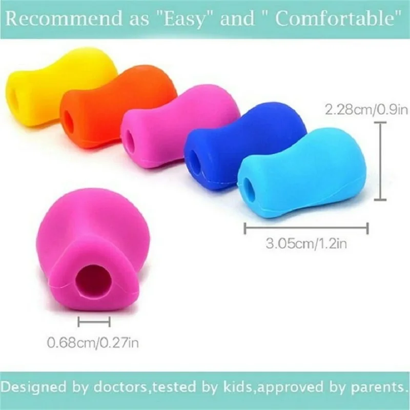 5-10pcs Pencils Gripers for Kids Handwriting Posture Correction Training Writing for Aids Toddler Preschoolers Students Children 4