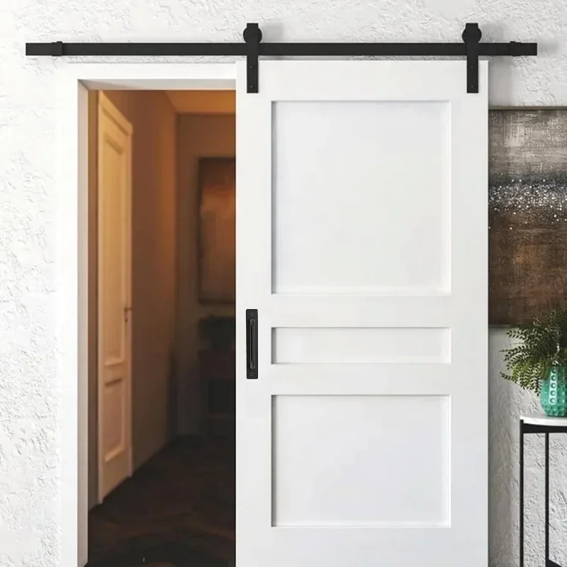 2pcs Barn Door Handles, Sliding Door Handle, Black Cabinet Handles thumbnail 6