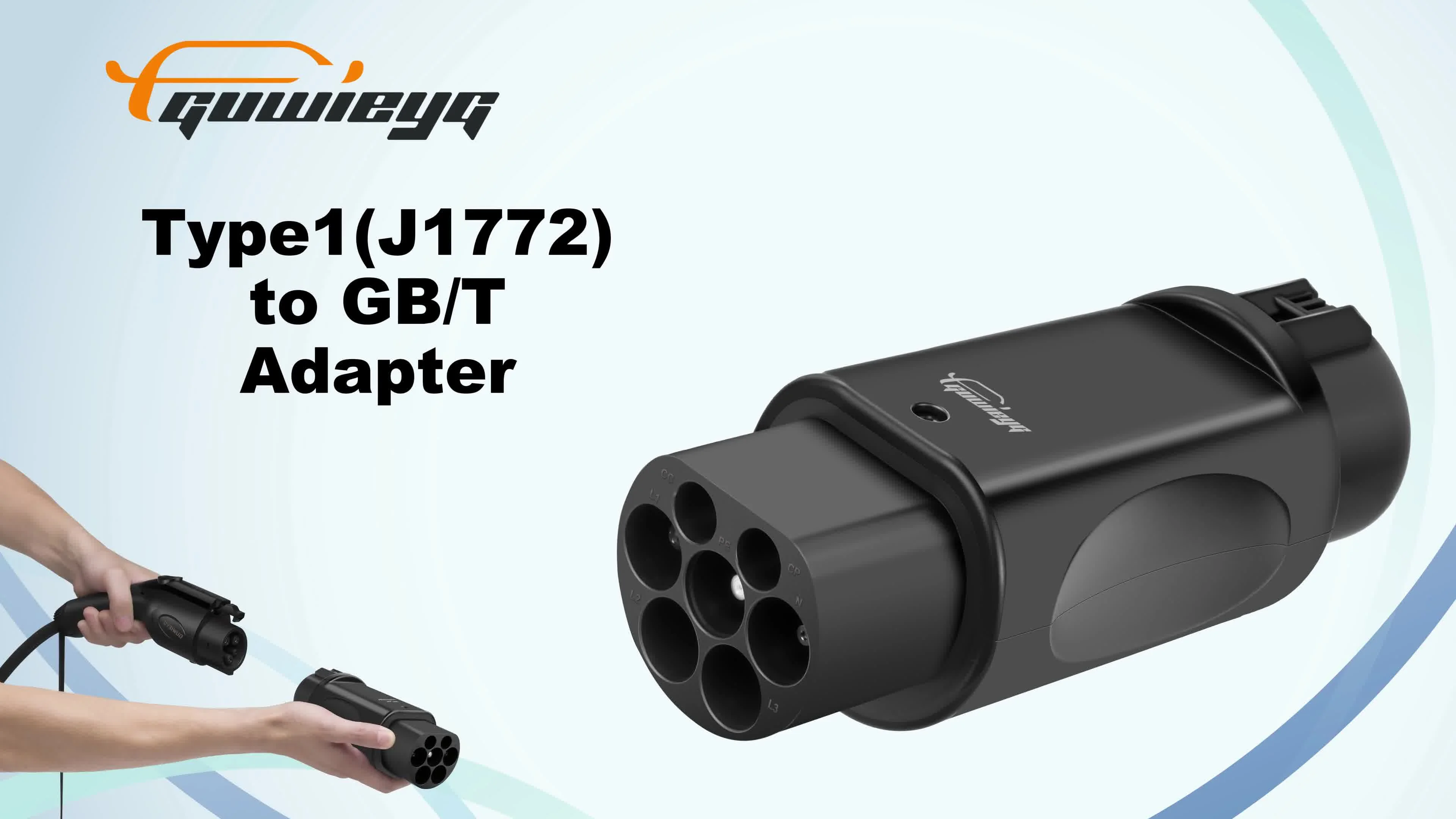 GUWIEYG EV Charger Connector Type 1 to GBT Adapter Electric