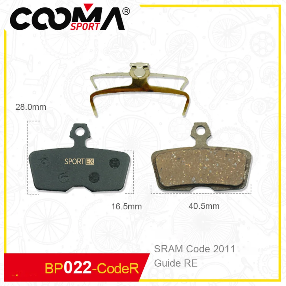 

Mountain Bike Resin To Make Brake Pads Oil Discs Leather Brake Pads Semi Metal Brake Pads For-SRAM Code R 2011+ Guide RE