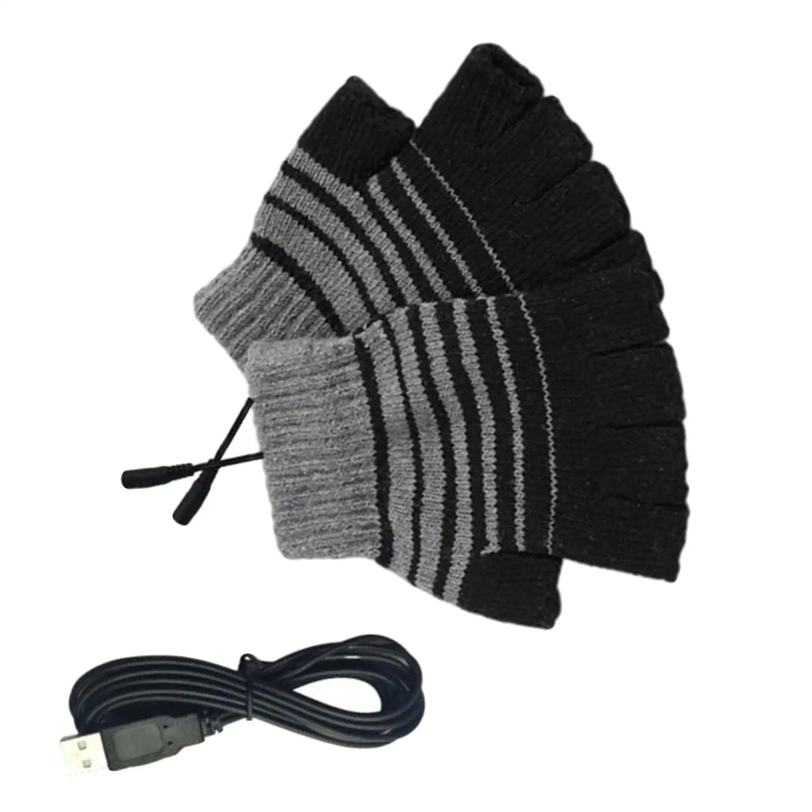 USB Heated Gloves, Rechargeable Electric Battery Heated Gloves for Climbing Hiking, Winter  Thermal Heated Gloves 3