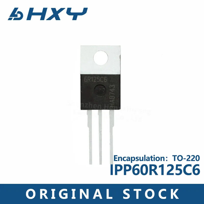

10PCS IPP60R125C6 6R125C6 TO-220 Iron head field effect tube 30A 600V