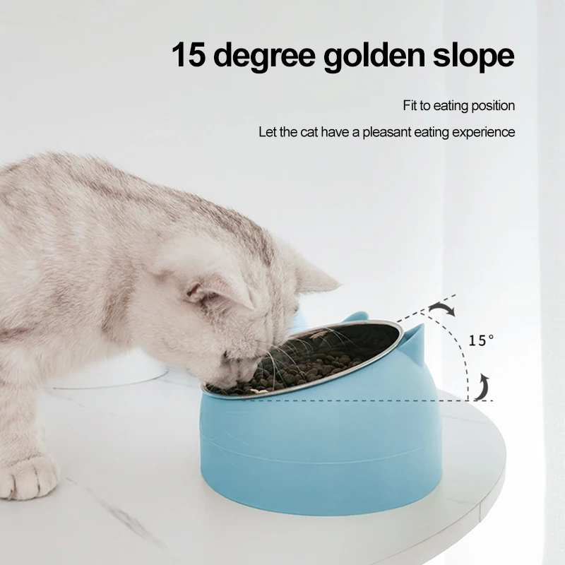 Inclined Stainless Pet Bowl 2