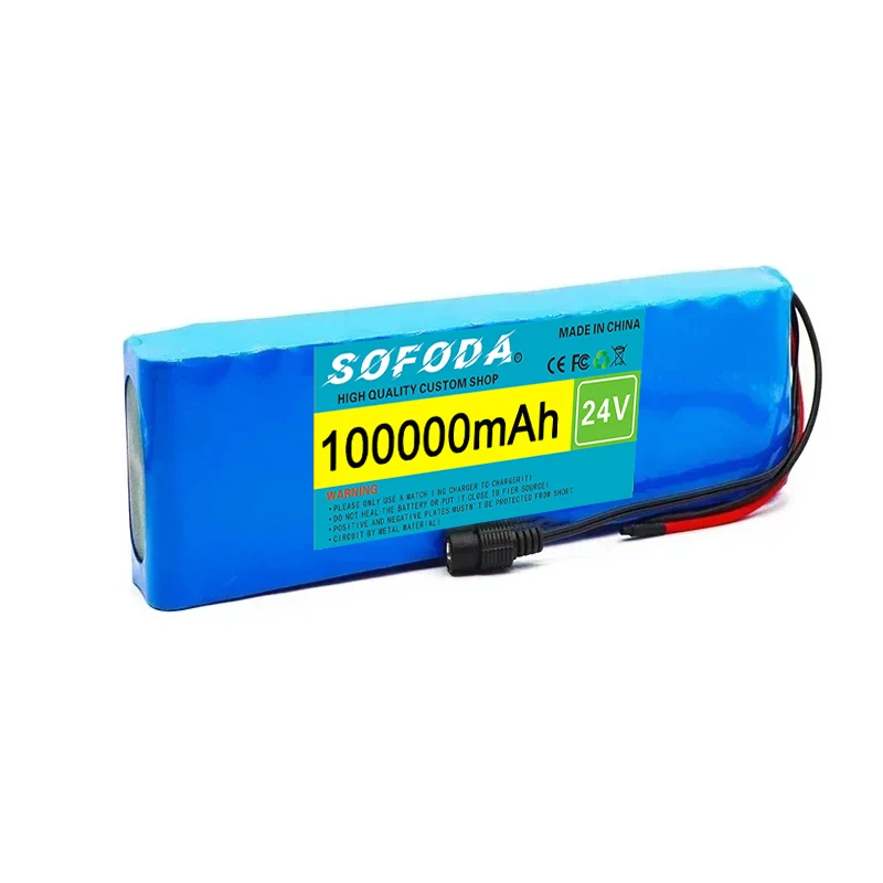 Batterie 24V 7S3P 18650 50000mAh + Chargeur 29.4V pour RC