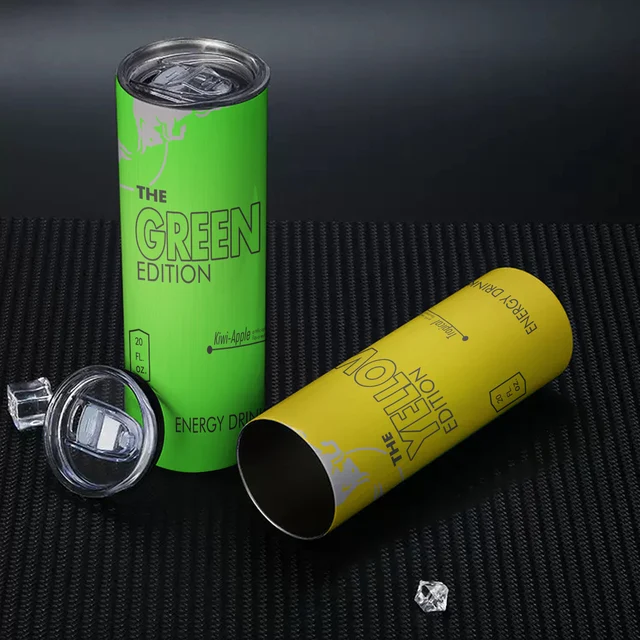 20OZ Coconut Berry Energy Drink Insulated Tumblers Double Wall Stainless Steel keep Cold /Hot Water bottle with Straw leak-proof 4