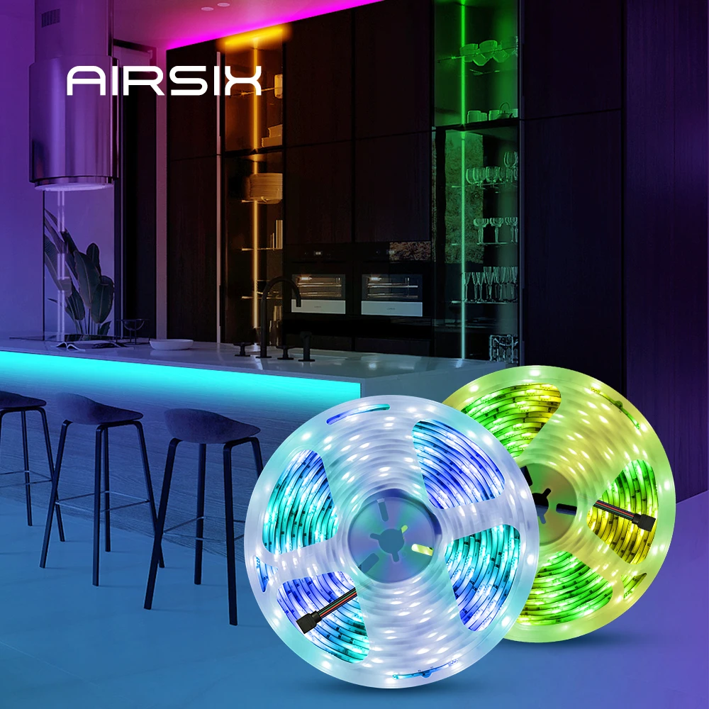 Rgb Led Tape 5050 Strip Pc Gaming Dream Ws2812b CHRISTMA DECOR IP20/IP65 Ободки Light 5-30M Lights Room Festoon Rgbic 12 Хэллоуин