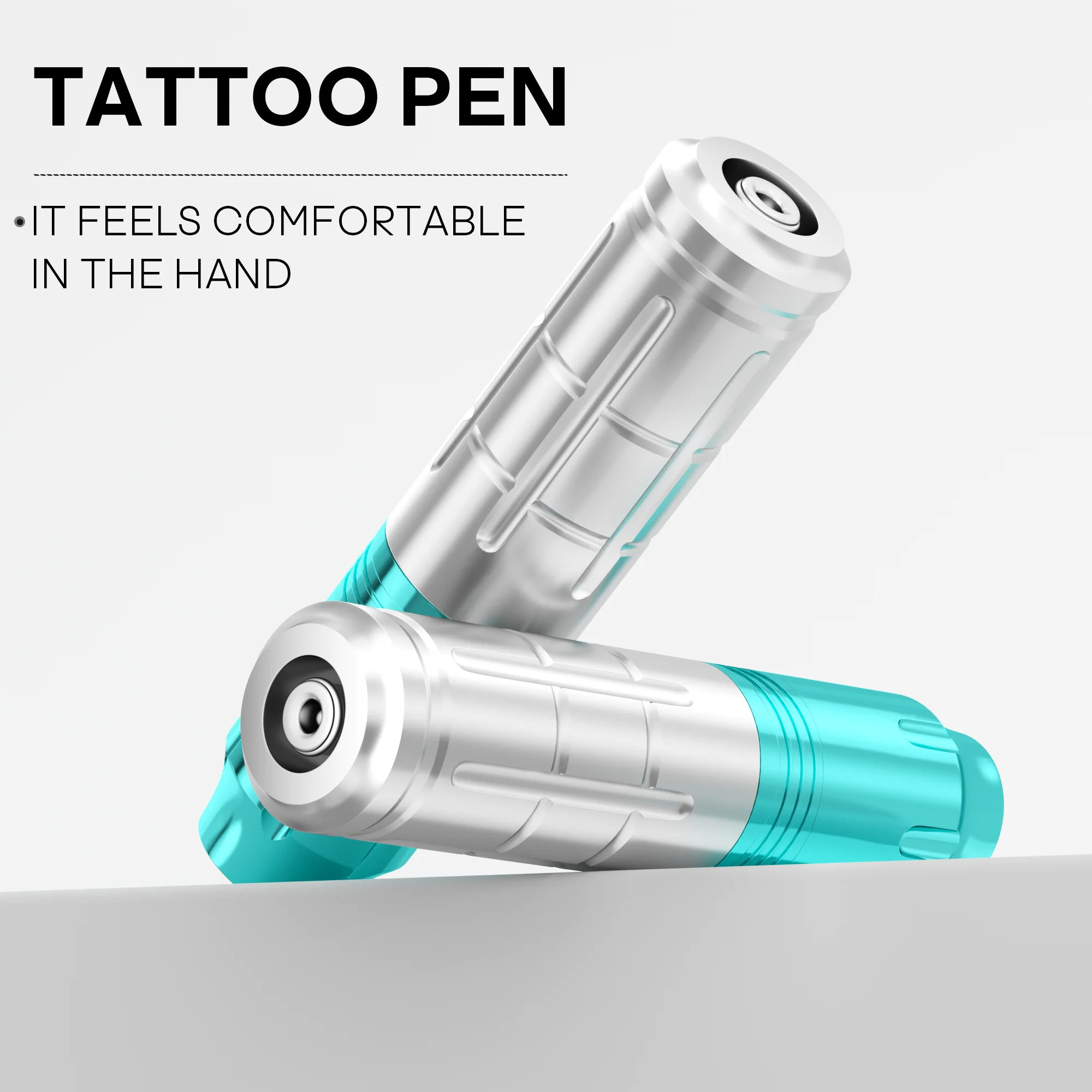 Tattoo Kit LASTJUDG Alloy Tattoo Pen Kit For Permanent Makeup Tattoo Machine Kit New Blue Wireless Tattoo Gun Kit - 4