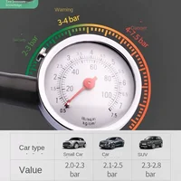 Auto Metal Truck Racing Car Tire Air Pressure Gauge Automobile Tyre Meter Vehicle Tester Monitoring System Measuring Tool 2