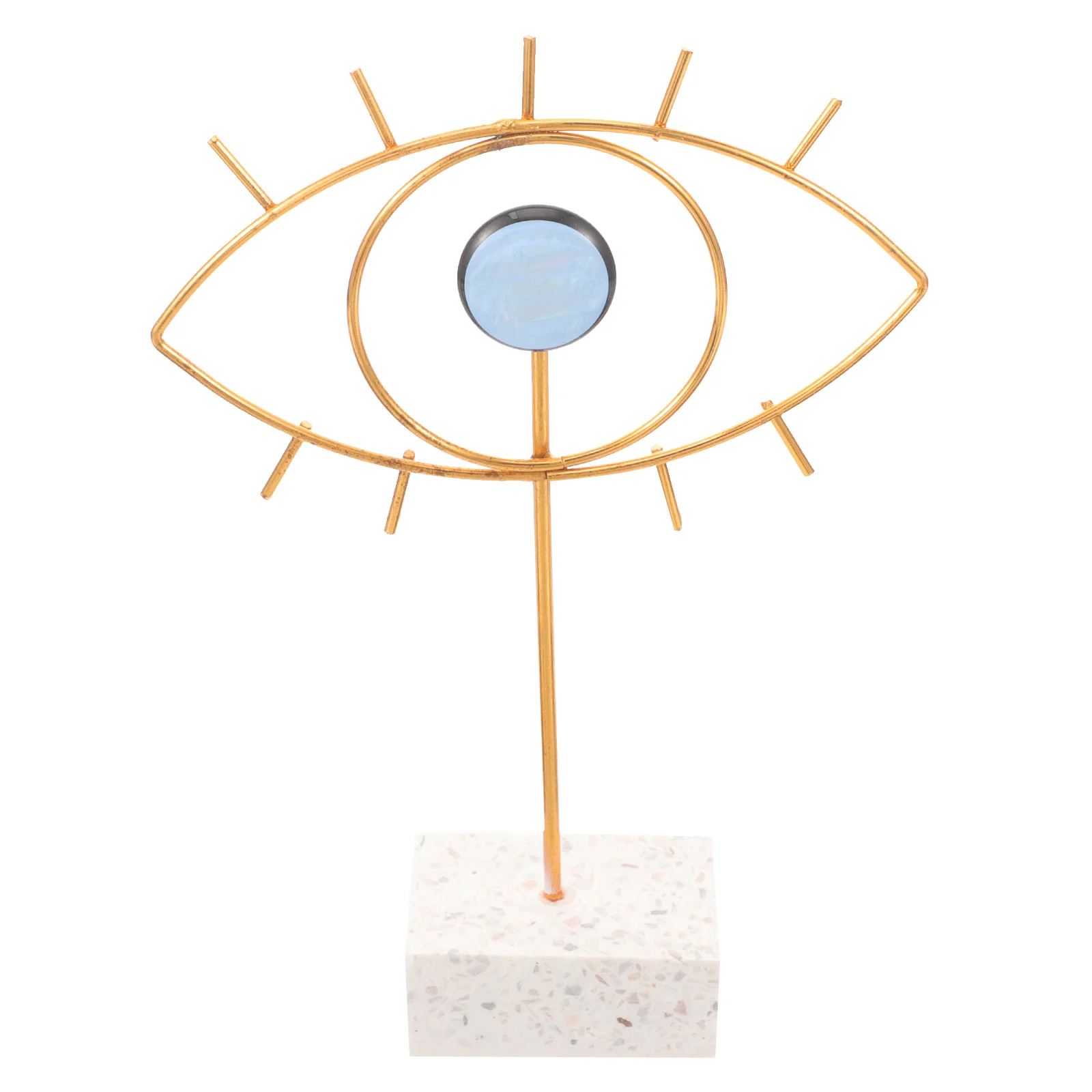 

Creative Ironwork Iron Leaf Decor Devil Eye Decor Leaf Figurine Statue Turkish Eye Decor Metal Leaf Wall Art Eye Sculpture