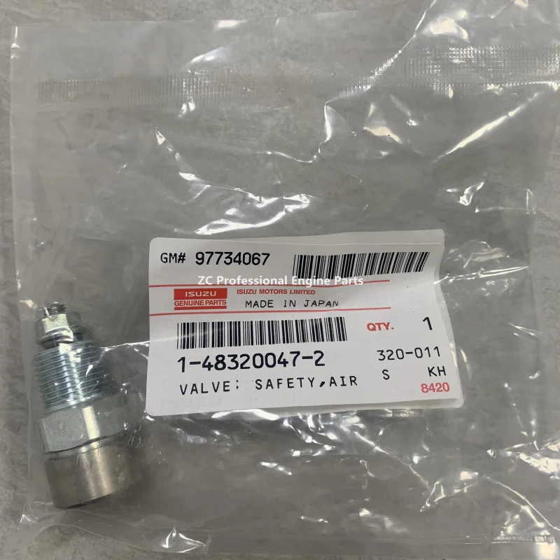 1-48320047-2 14832000472 1-48320012-2 1483200122 Japanese original gas storage tank safety valve for Isuzu CYZ FVR CXZ81