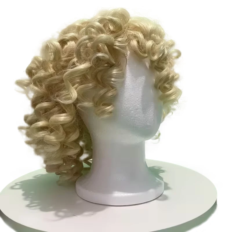 Male and Female Foam Manikin Heads for Wig Display: Styling, Hairstyle, Hats and Accessories - Suitable for Salons and Travel