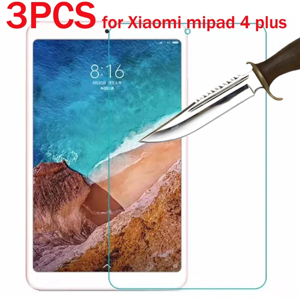

3 шт. для Xiaomi Mipad 4 Mi pad 4 plus 10,1 дюйма Защитная пленка для экрана из закаленного стекла 3 упаковки Защитная пленка для планшета HD Защита от царапин