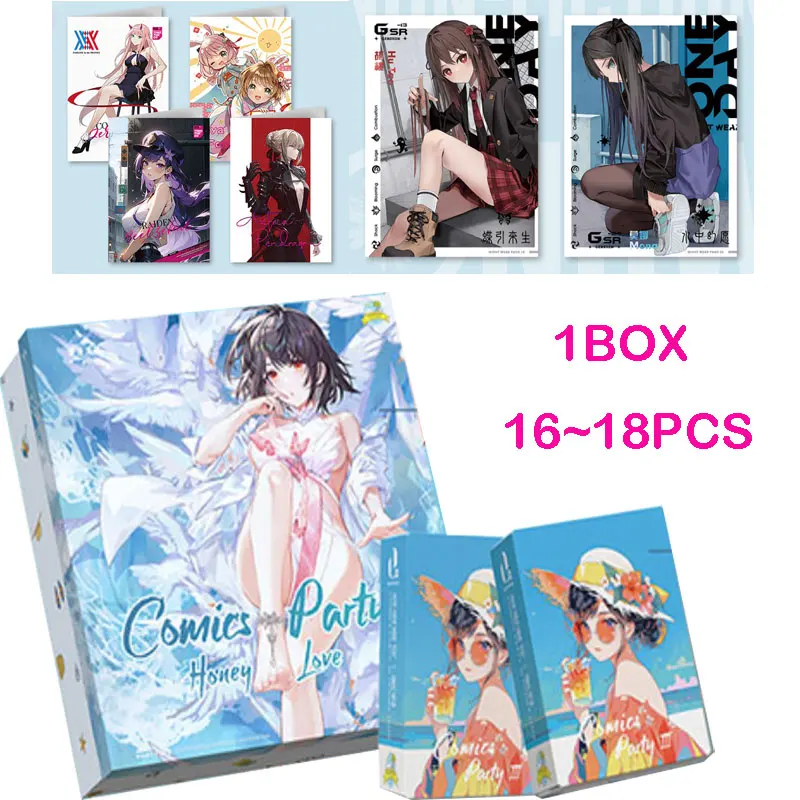 

2023Newest Comics Party 3 Goddess Story Collection Card Waifu Card Girl Party ACG CCG TCG Booster Box Doujin Toy And Hobby Gift