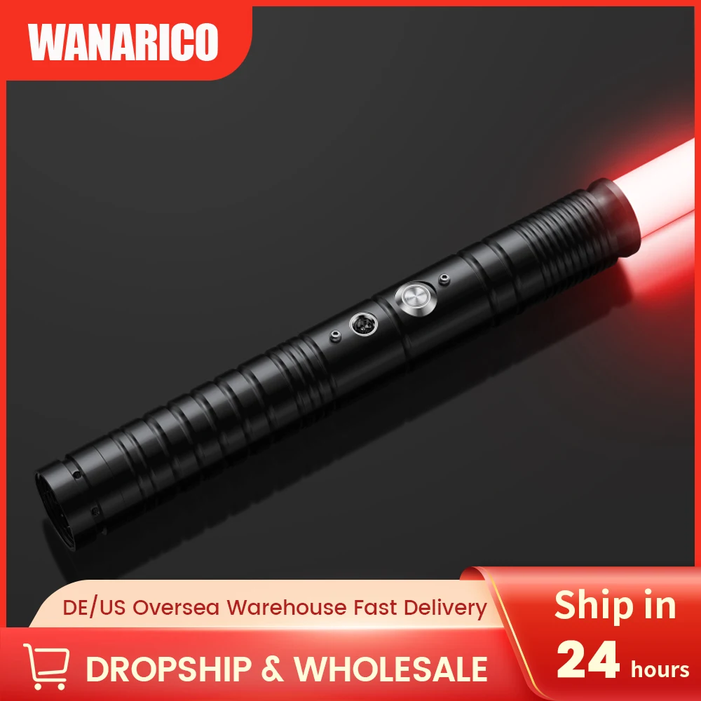 wanarico-usb-charging-rgb-lightsaber-metal-handle-7-color-variable-with-hitting-sound-effect-fx-duel-lightsaber-metel-handle-led