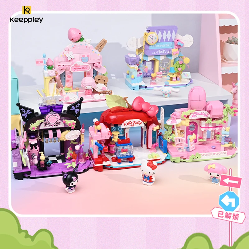 2025Keeppley Sanrio Building Blocks Original Kuromi Melody Gemini