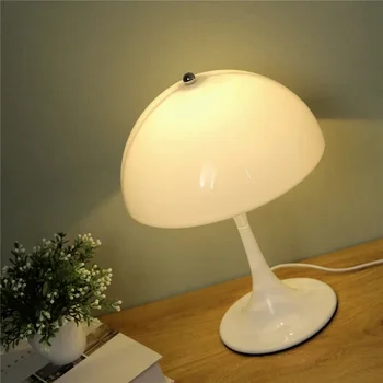 Modern White Mushroom Floor Light for Livingroom  Bedside Lamp Home Decor Standing Table Lamp Reading Lighting Fixtures 4