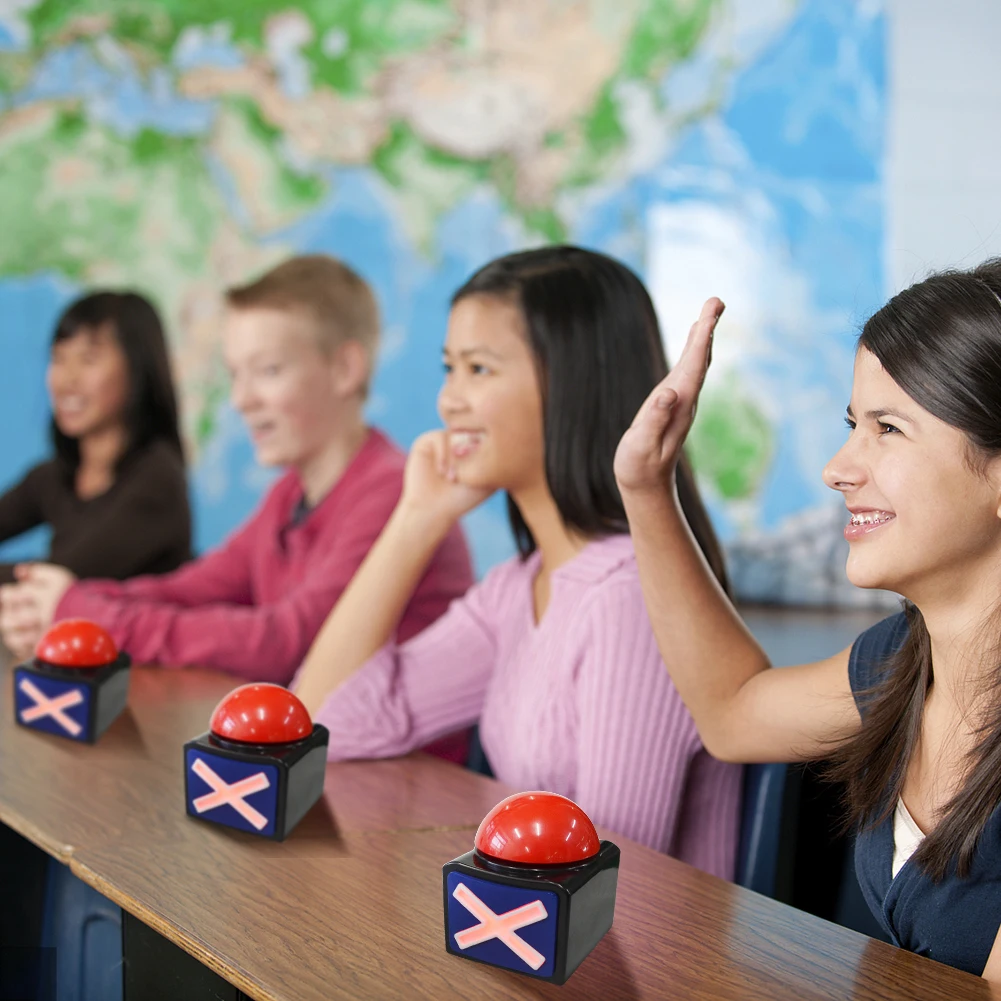 Educational Answer Buzzer Interactive Game Answer Buzzers For Kids Adults Engaging Learning Family Game Quiz Show Alarm Buzzer