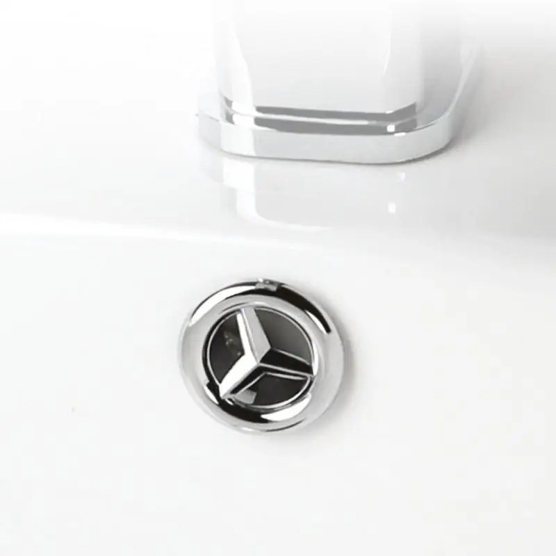 Drains Durable Bathroom Basin Sink Overflow Cover Six-foot Round Insert Chrome Ring Hole Cap