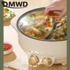 DMWD 6L Household Multifunction Cooker Electric Hot Pot Soup Cooking Pot Twin Divided Mini Skillet Non-stick Boiling Stewing Pot 5