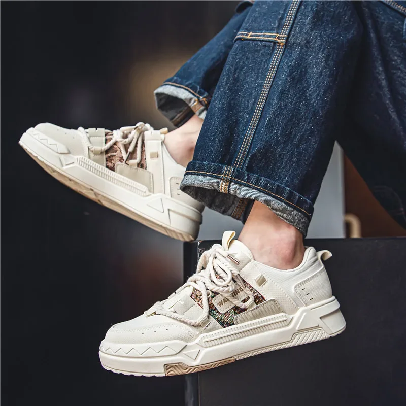 

summer new men's low-top skateboarding shoes tide teenage Japanese niche shoes student sports casual men's shoes