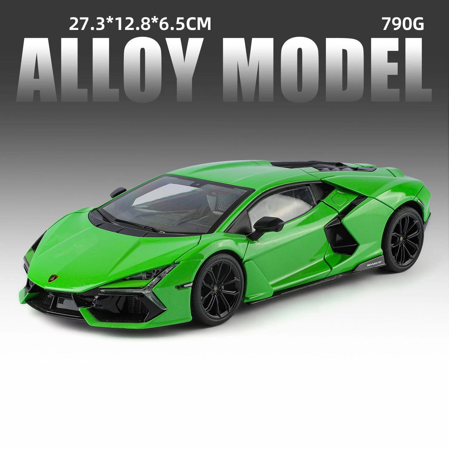 Voiture RC 1:18 Alliage - Modèle de Collection Vert ou Orange