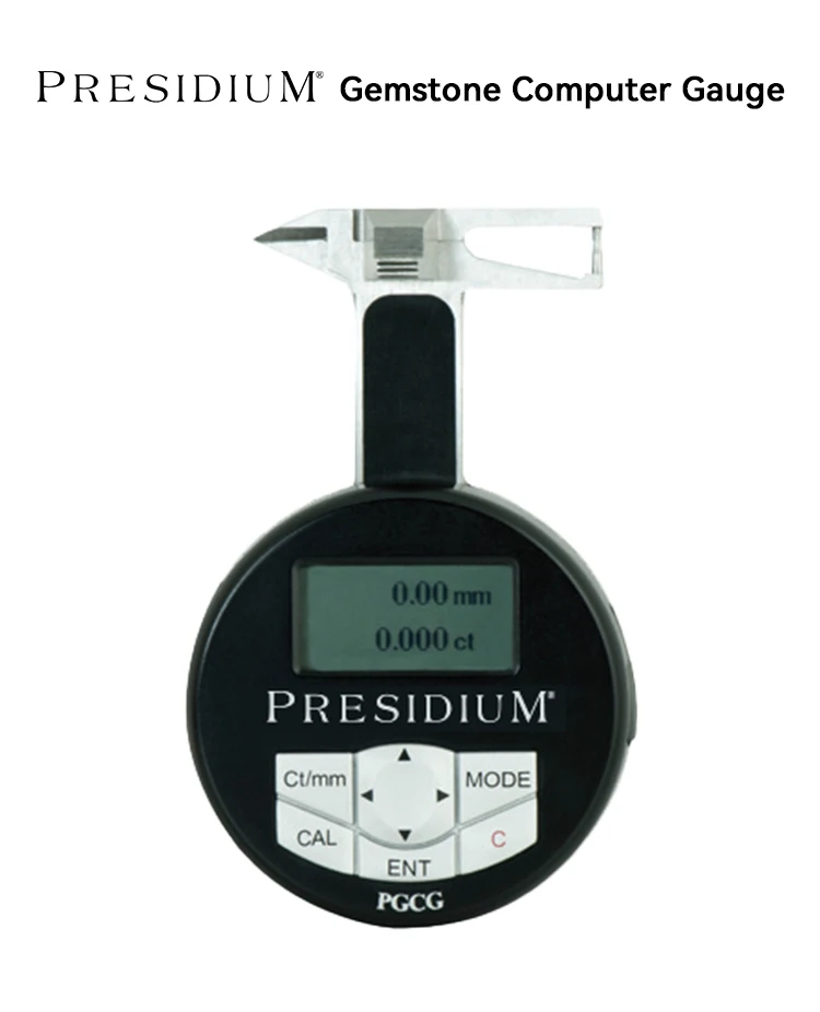 Presidium Gem Computer Gauge PGCG Digitaler Edelstein-Identifizierer und Karat-Schätzung für 9 Schnitte und 74 Edelsteine mit USB-Konnektivität – Detail 1